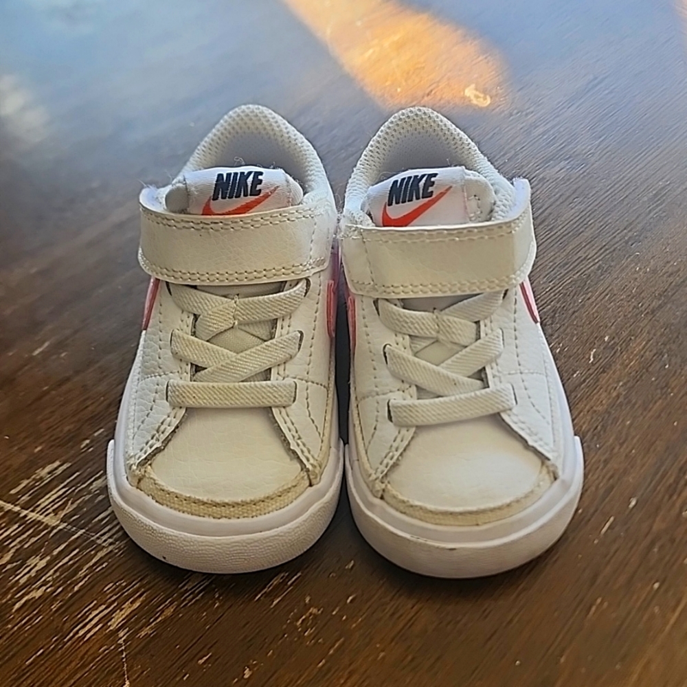 Nike Court Legacy "White Pink Foam" Sneakers (Infant Size 3C)